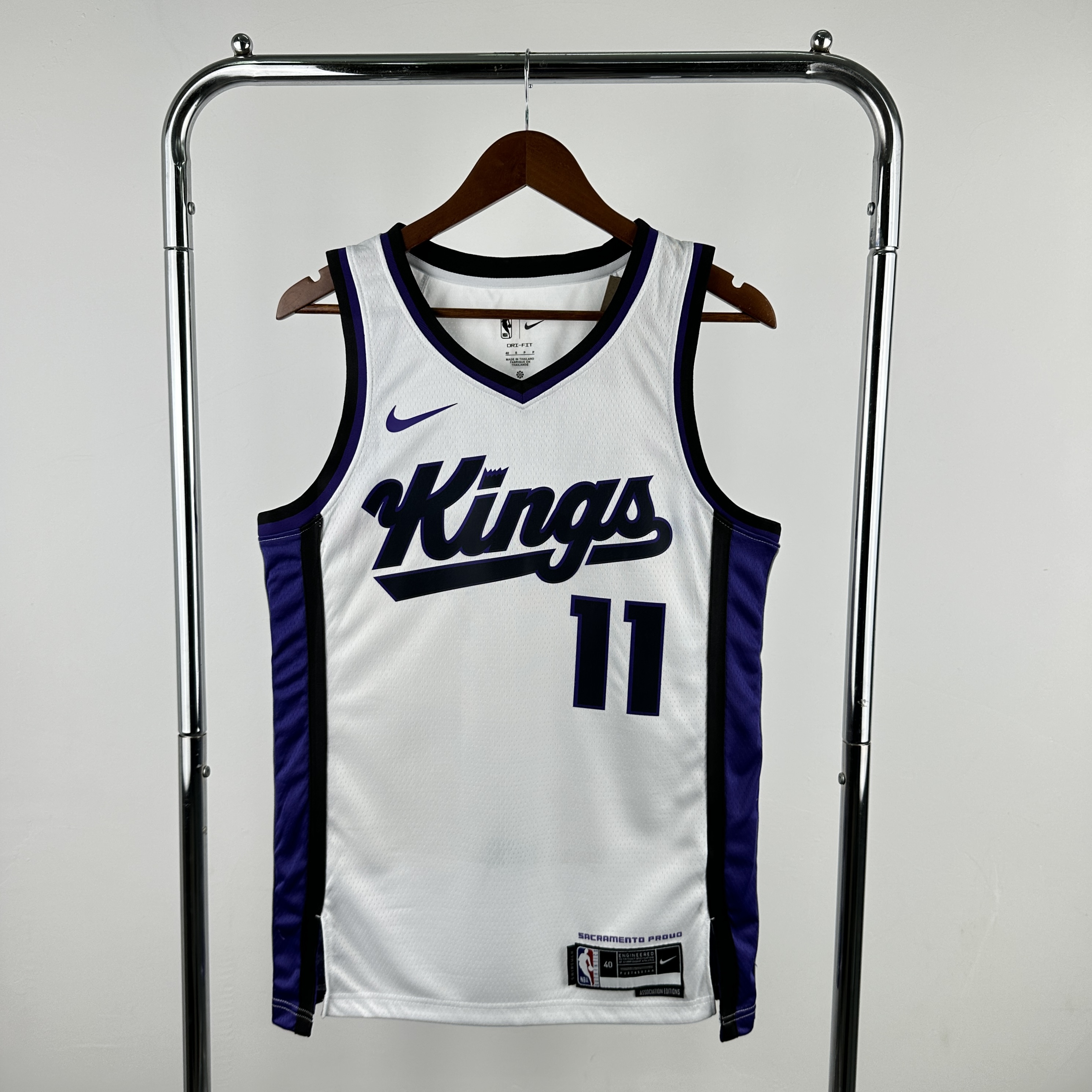 Men Sacramento Kings #11 Sabonis White Season Nike 2024 NBA Jersey->sacramento kings->NBA Jersey